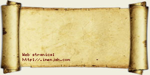 Jakov Drašković vizit kartica